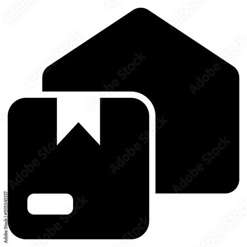 Warehouse Glyph Icon