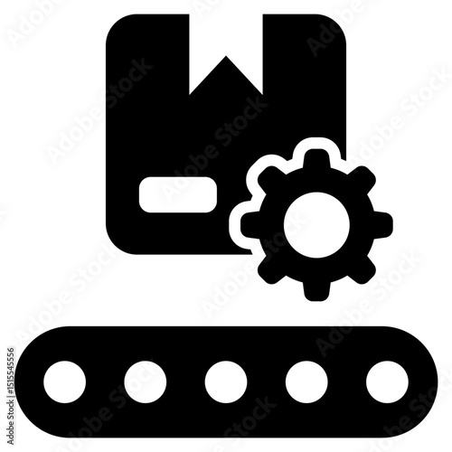 Manufacturing Glyph Icon
