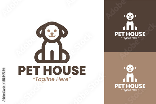 Modern and Cute Pet House Logo Designs for Pet Care and Animal Services