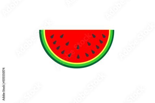 Watermelon pattern design. Perfect for background design, wallpaper design, textile, fabric, education or other commercial needs.