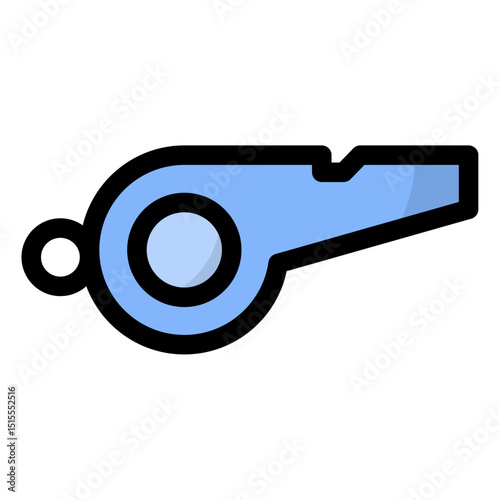 whistle vector icon