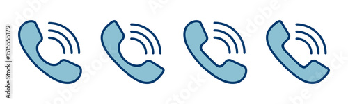 Call icon vector isolated on white background. Phone icon vector. mobile phone. telephone icon