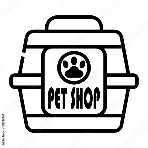 petshop Line Icon