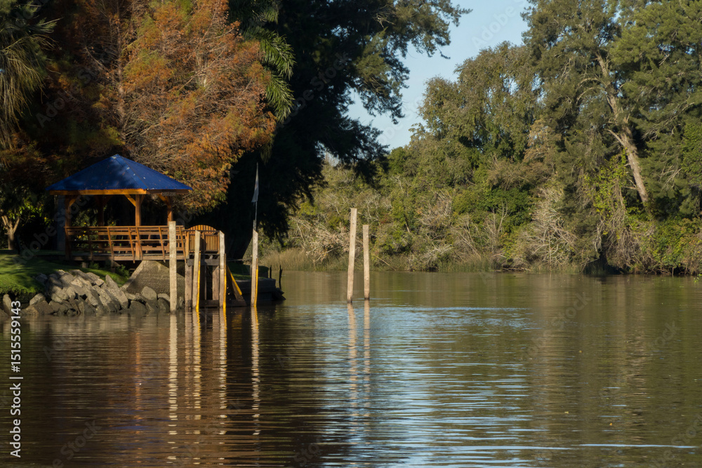 Fototapeta premium Otoño en el delta del parana