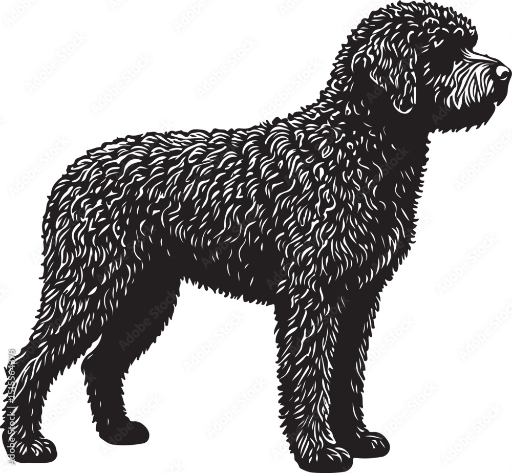 Obraz premium Lagotto Romagnolo Silhouettes
