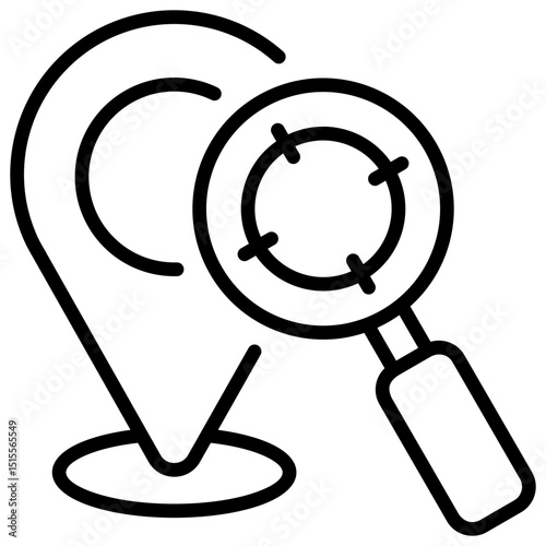 Tracking Outline Icon
