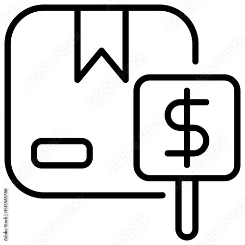 Bidding Outline Icon