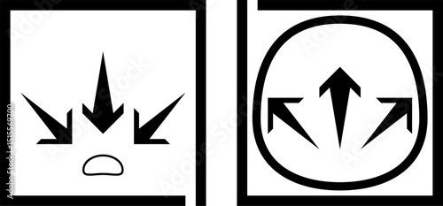 shink and growth icons