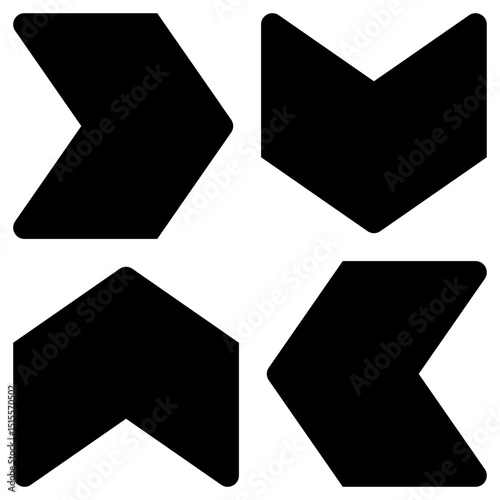 Workflow Glyph Icon