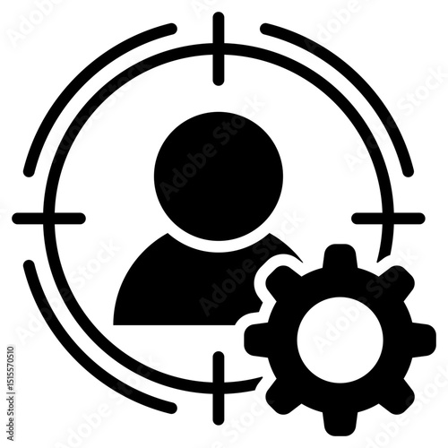 Personalization Glyph Icon