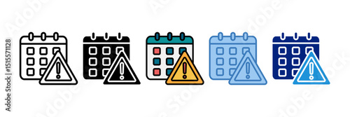 Schedule Icon Element For Design