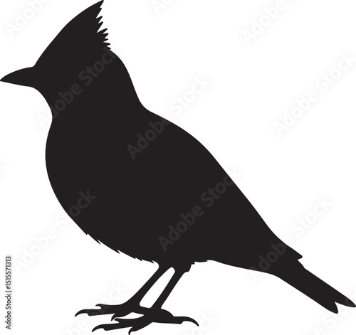 Skylark Silhouette Vector