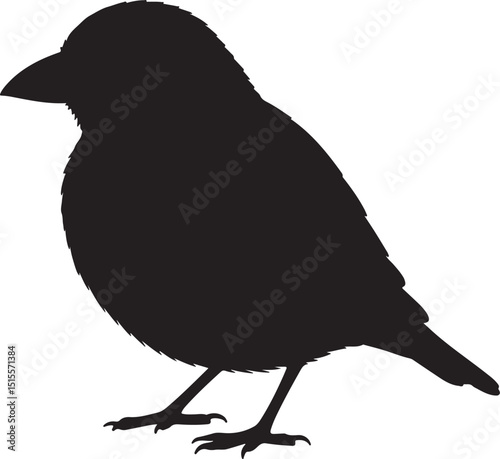 Smith's Longspur Silhouette