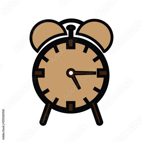 alarm clock or table clock icon