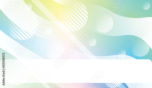 Abstract Shiny Waves, Lines, Circle, Space for Text. For Flyer, Brochure, Booklet And Websites Design Vector Illustration