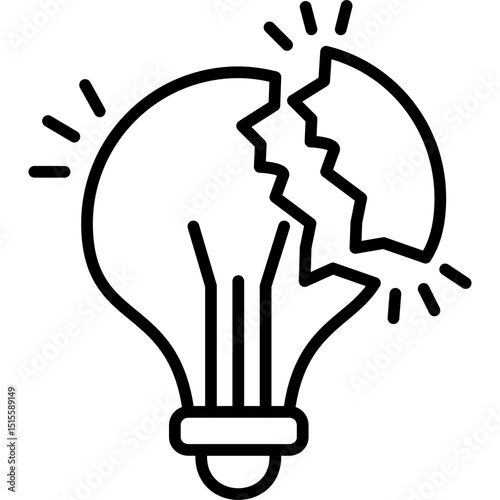 Disruption Vector Icon