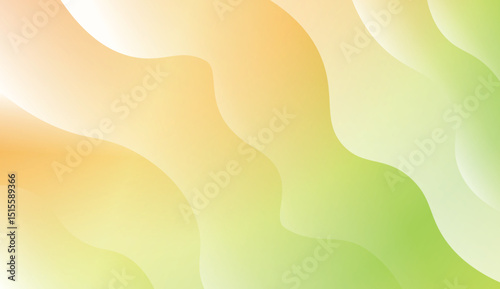 Wave Modern Background. For Business Presentation Wallpaper, Flyer, Cover. Vector Illustration with Color Gradient.