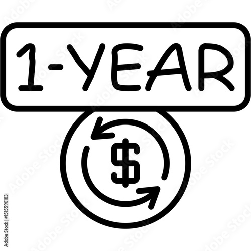 Subscription Business Vector Icon