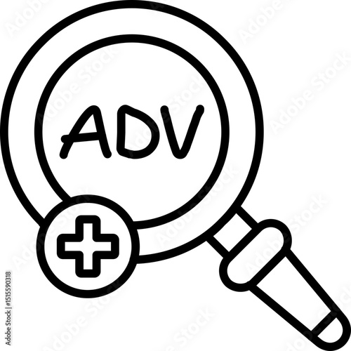 Advanced Search Vector Icon