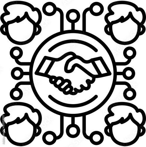Collaboration Vector Icon