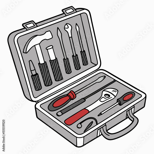 Handyman tool kit essential repair tools case