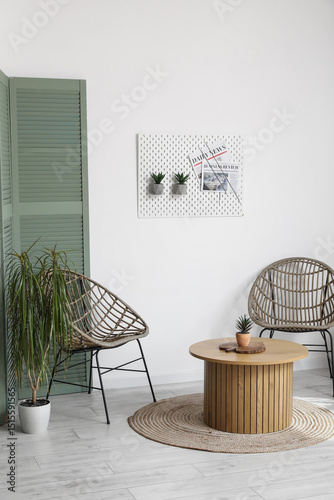 Interior of living room wit...