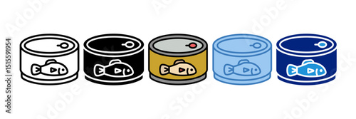 Canned Food Icon Element For Design