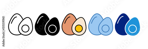 Egg Icon Element For Design