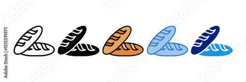 Bread Icon Element For Design