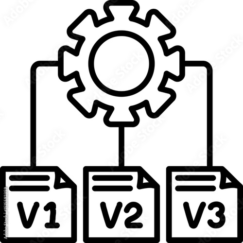 Version Control Vector Icon