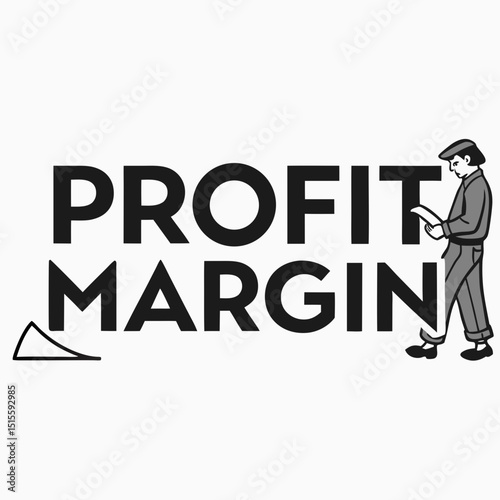 Profit margin increase business growth strategy concept