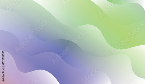 Template Background With Wave Geometric Shape. For Design, Presentation, Business. Vector Illustration with Color Gradient.