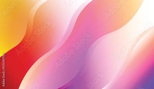 Futuristic Color Design Geometric Wave Shape. For Template Cell Phone Backgrounds. Vector Illustration with Color Gradient.