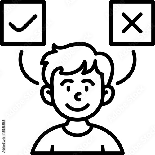 Decision Making Vector Icon