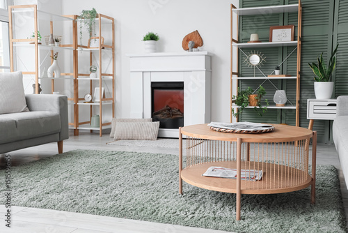Interior of living room wit...