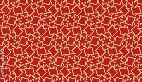 Vector Seamless layout with curved line, illusion triangles. Abstract hipster pattern. For your wallpaper, advert, banner, poster.