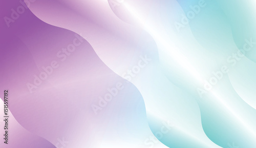 Blurred Decorative Design In Modern Style With Wave, Curve Lines. For Elegant Pattern Cover Book. Vector Illustration with Color Gradient.