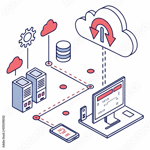 Cloud computing data storage network system