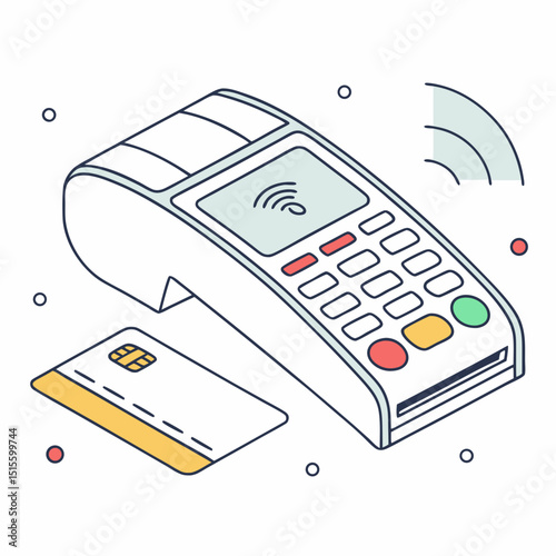 Wireless payment terminal credit card transaction