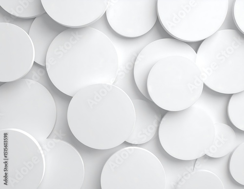 Abstract circles pattern