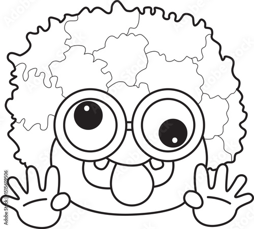 
Outline of April Fool's day content. COloring pages of April fool illustrations.
