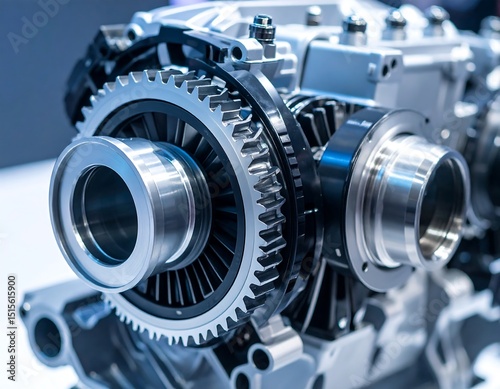 Close-up automotive engine components