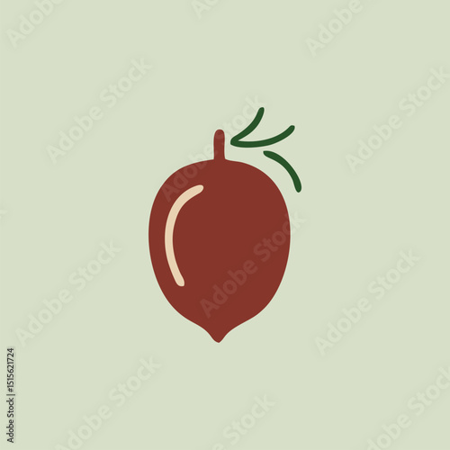 A dynamic logo design featuring a stylized tree and roots, symbolizing growth and the organic food philosophy connected to nature.