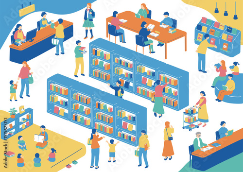図書館の風景