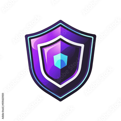 Purple-Shield-Icon-Security-Protection-Logo-Design