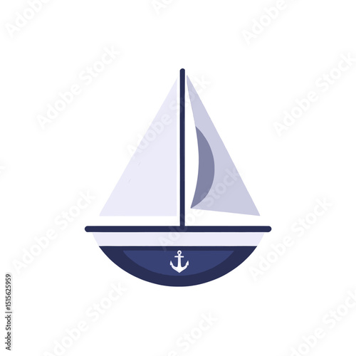 Sailboat-icon-nautical-design-vector-illustration