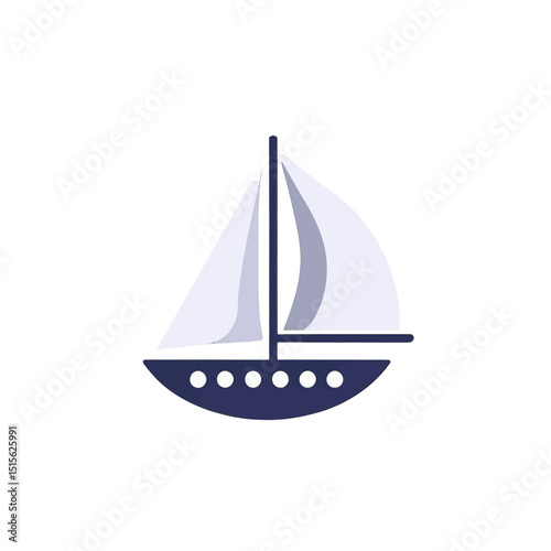 Sailboat-icon-nautical-vector-graphic-illustration