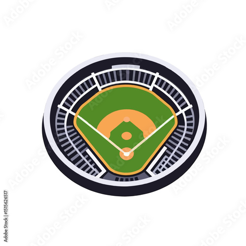 Baseball-Stadium-Icon-Top-View-Vector-Graphic