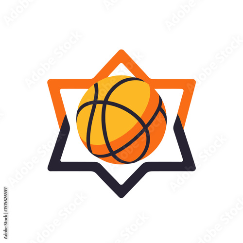 Basketball-logo-star-design-sports-icon