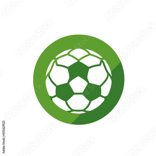 Soccer-ball-icon-green-circle